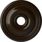 Ekena Millwork Bradford Ceiling Medallion (Fits Canopies up to 4 3/8"), 18 1/8"OD x 3 3/4"ID x 1 1/8"P, Bronze CM18BRBZS - alternate 1